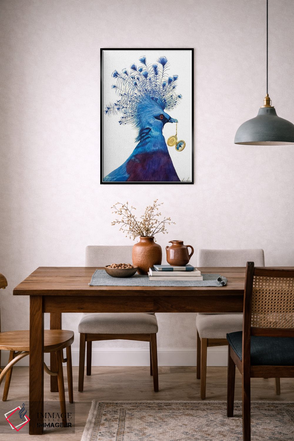 تابلو دکوراتیو "قفل آویز" اثر لیزا لنون - D6B