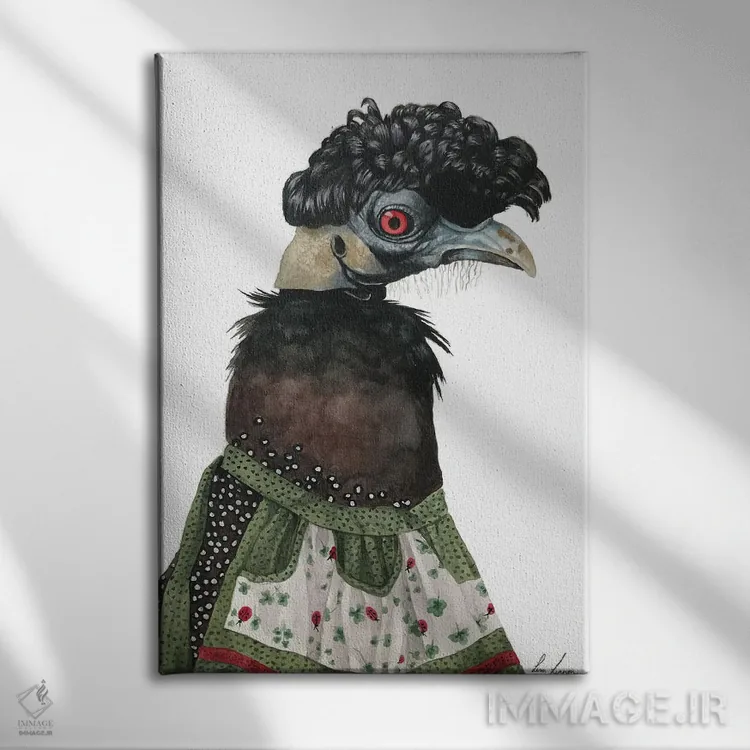 تابلو دکوراتیو "هیلدا" اثر لیزا لنون - نمای روبهرو روی دیوار