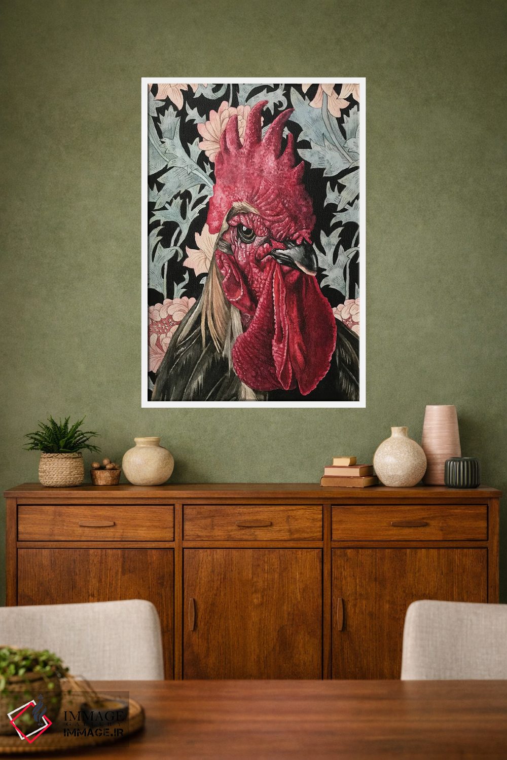 تابلو دکوراتیو "خروس" اثر لیزا لنون - D1W