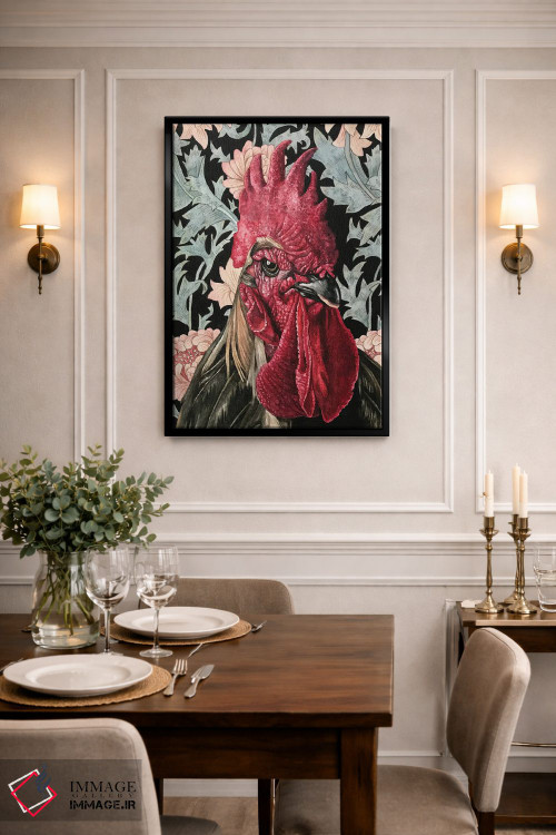 تابلو دکوراتیو "خروس" اثر لیزا لنون - D2B