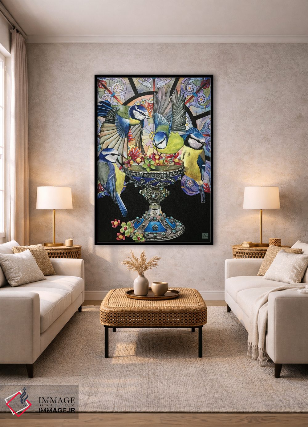 تابلو دکوراتیو "هایپریون" اثر لیزا لنون - D2B