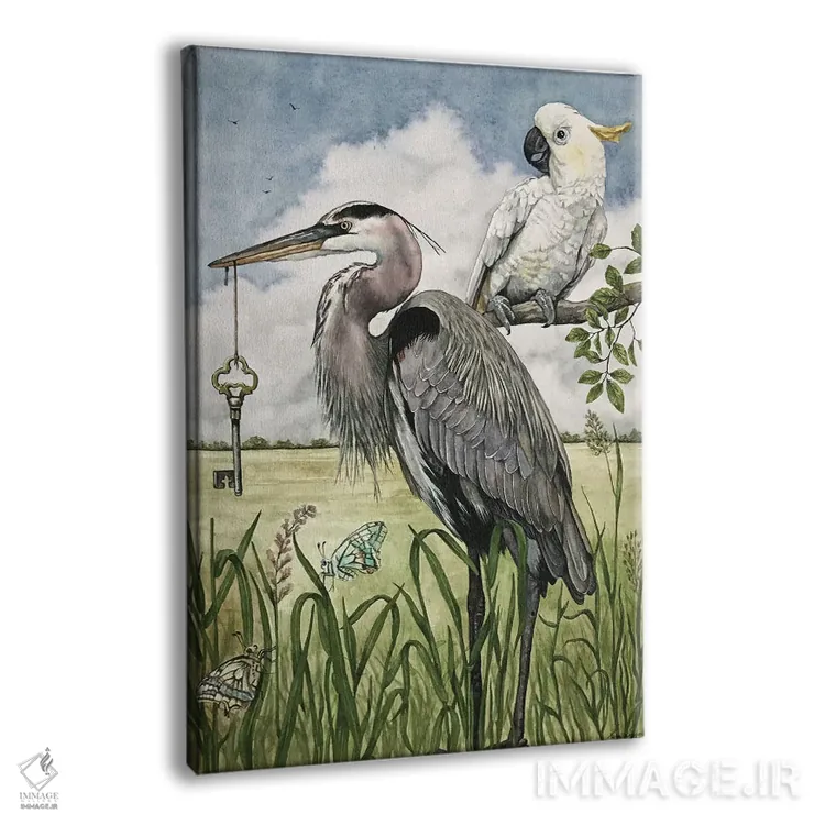 تابلو دکوراتیو "بازگرداندن کلید" اثر لیزا لنون - نمای پرسپکتیو محصول