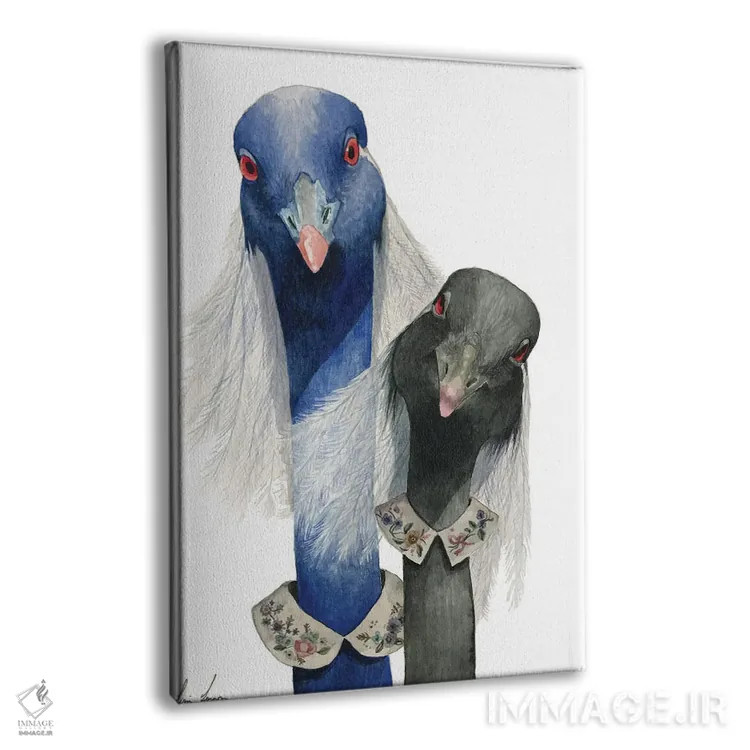 تابلو دکوراتیو "خواهران" اثر لیزا لنون - نمای پرسپکتیو محصول