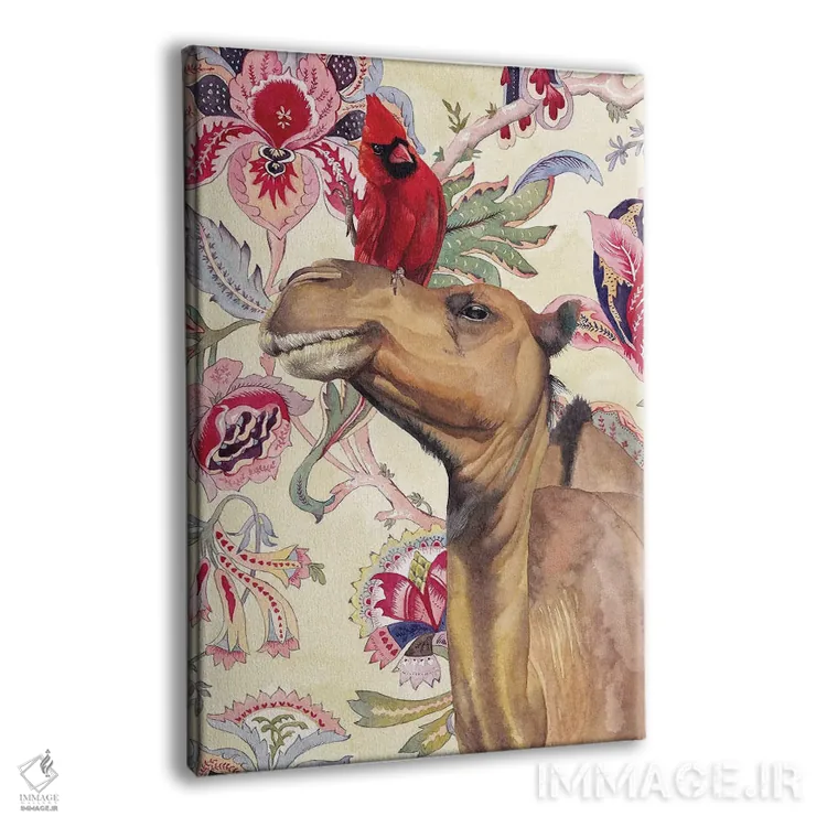 تابلو دکوراتیو "شتر" اثر لیزا لنون - نمای پرسپکتیو محصول