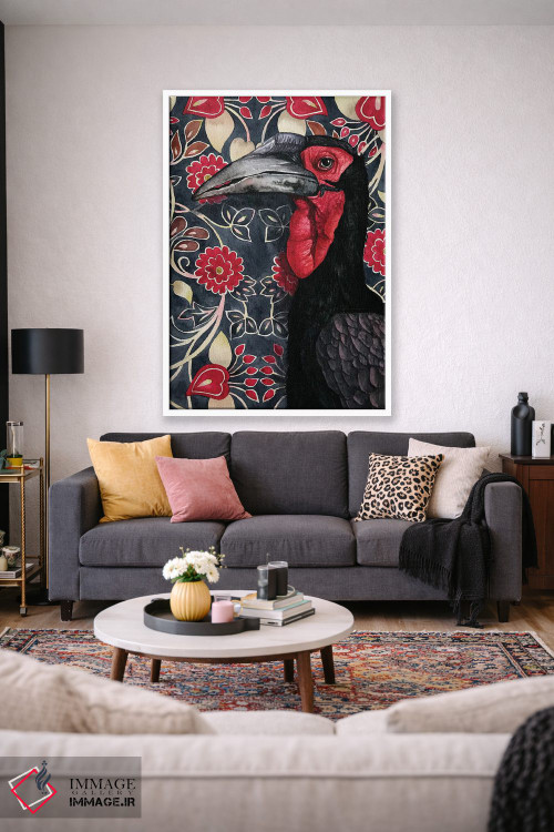 تابلو دکوراتیو "بوقلمون زمینی" اثر لیزا لنون - D1W