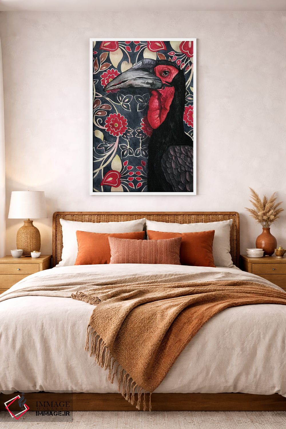 تابلو دکوراتیو "بوقلمون زمینی" اثر لیزا لنون - D3W