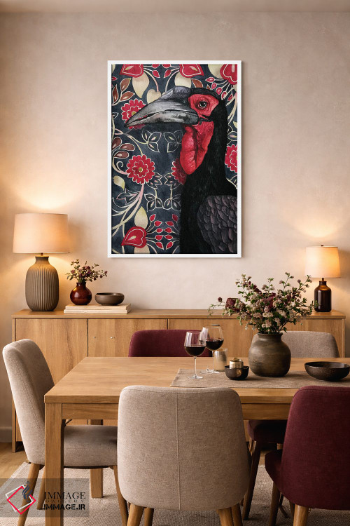 تابلو دکوراتیو "بوقلمون زمینی" اثر لیزا لنون - D5W