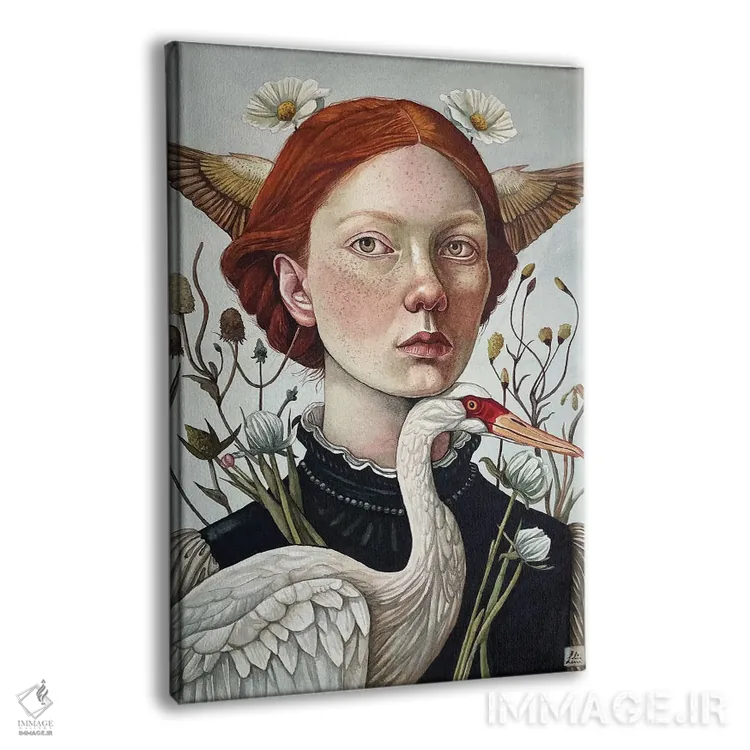 تابلو دکوراتیو "شارلوت" اثر لیزا لنون - نمای پرسپکتیو محصول