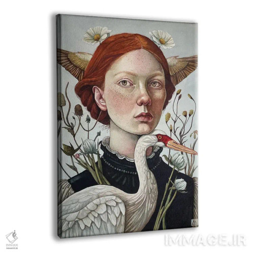 تابلو دکوراتیو "شارلوت" اثر لیزا لنون - نمای پرسپکتیو محصول