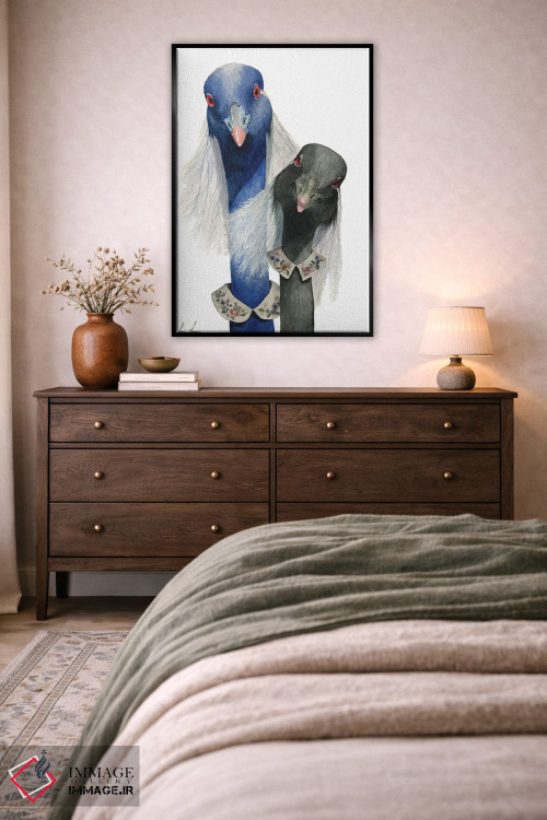 تابلو دکوراتیو "خواهران" اثر لیزا لنون - D4B