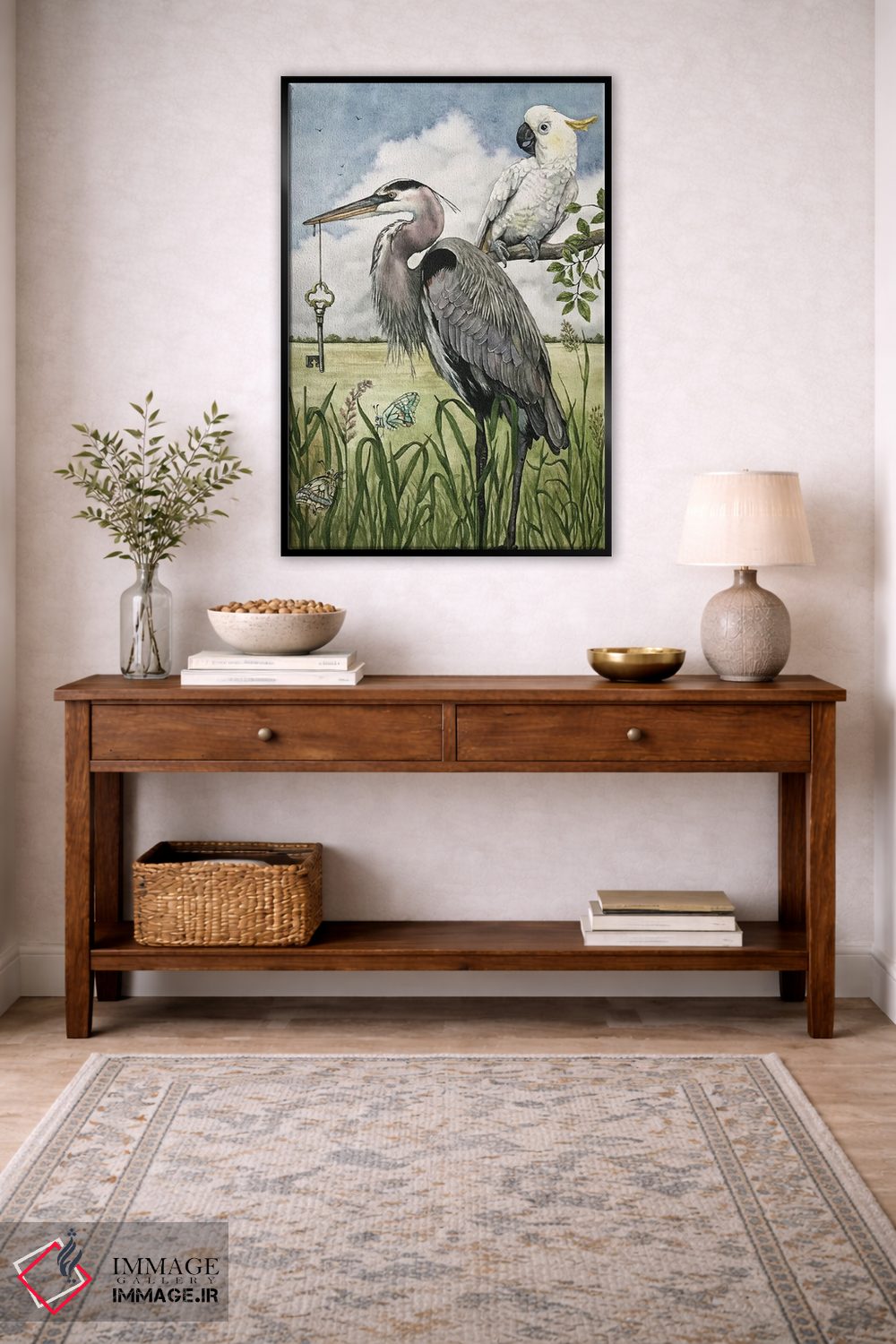 تابلو دکوراتیو "بازگرداندن کلید" اثر لیزا لنون - D4B