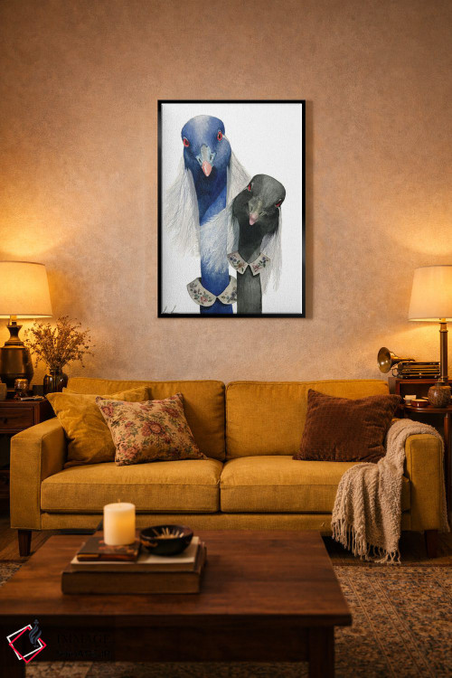 تابلو دکوراتیو "خواهران" اثر لیزا لنون - D3B