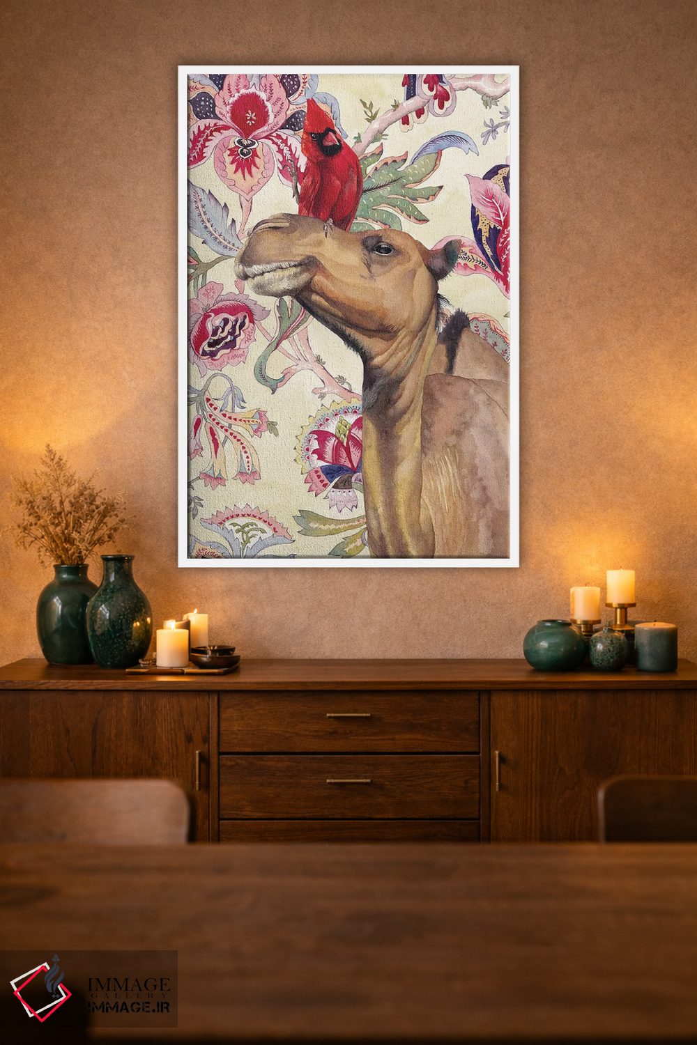 تابلو دکوراتیو "شتر" اثر لیزا لنون - D1W