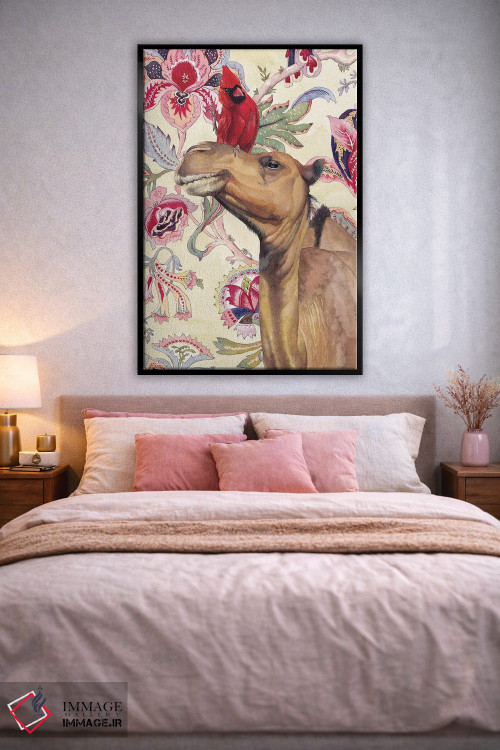 تابلو دکوراتیو "شتر" اثر لیزا لنون - D2B