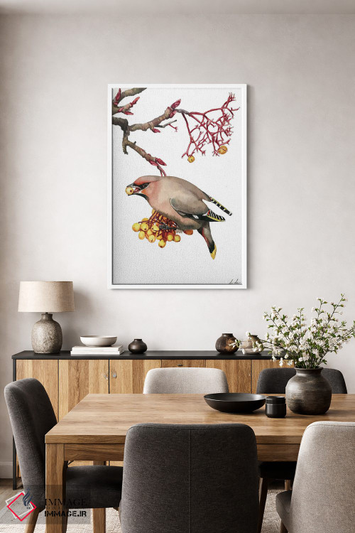 تابلو دکوراتیو "مگس خوار شمعی" اثر لیزا لنون - D3W