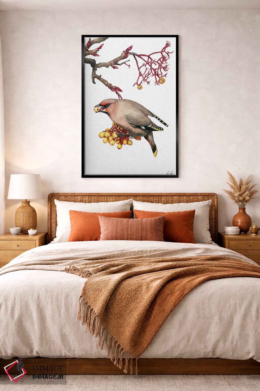 تابلو دکوراتیو "مگس خوار شمعی" اثر لیزا لنون - D4B