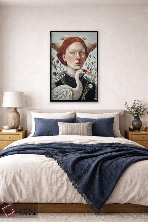 تابلو دکوراتیو "شارلوت" اثر لیزا لنون - D6B