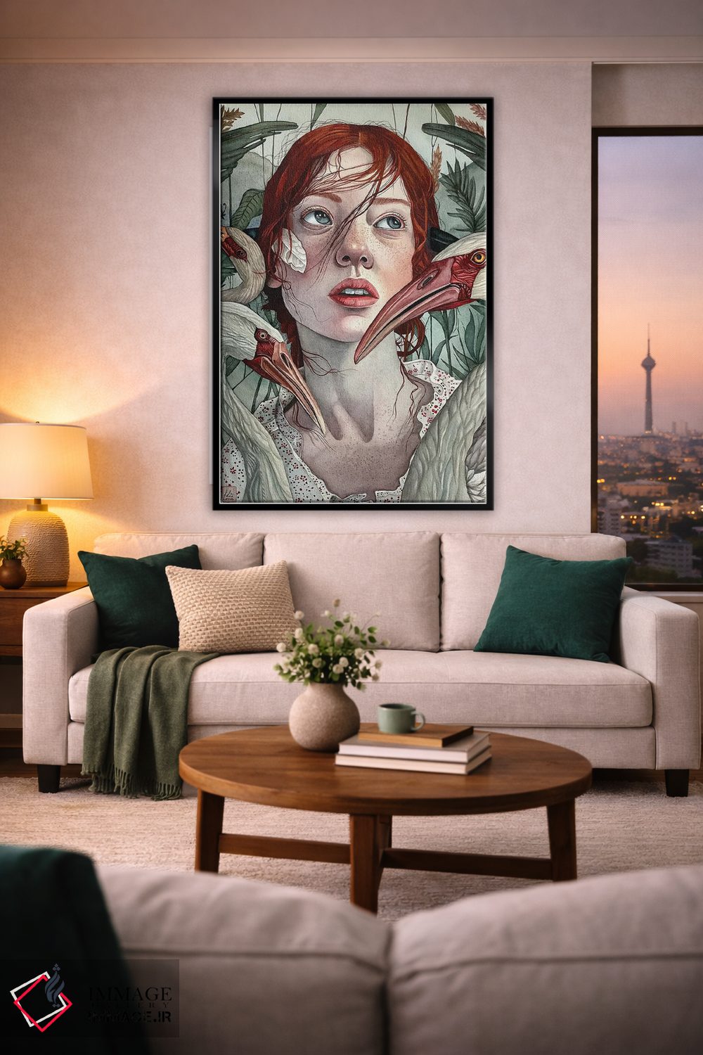 تابلو دکوراتیو "پنی" اثر لیزا لنون - D1B