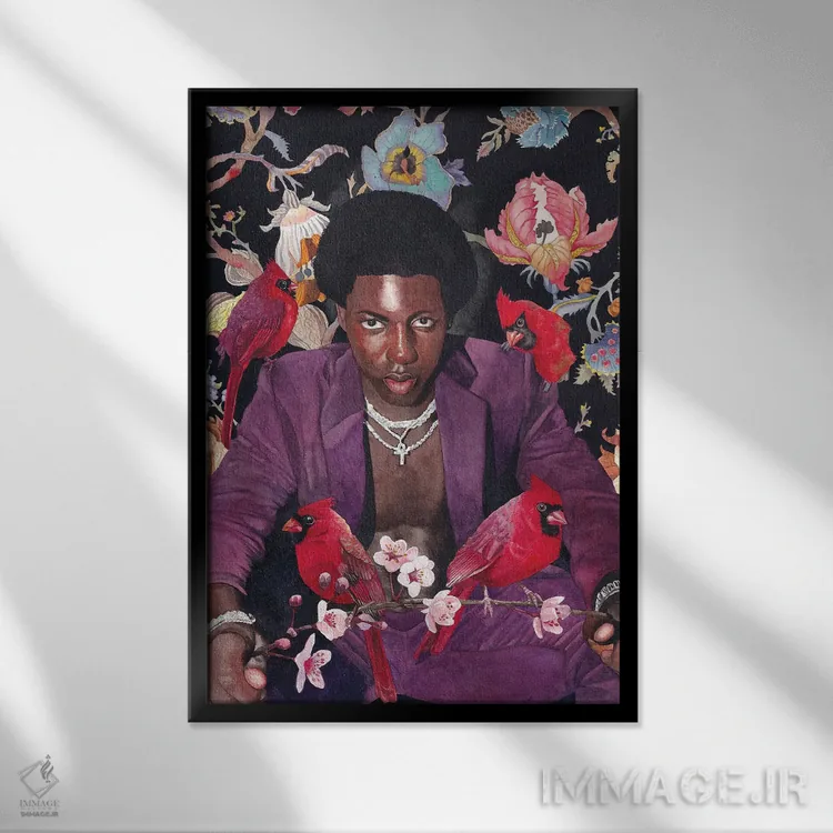 تابلو دکوراتیو "مهربانی" اثر لیزا لنون - نمای قابدار مشکی