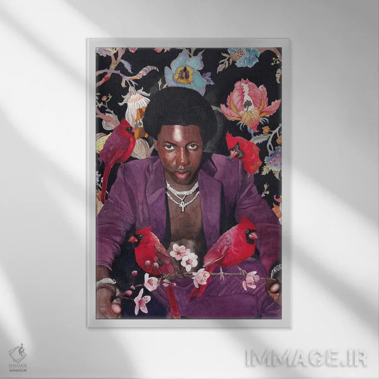 تابلو دکوراتیو "مهربانی" اثر لیزا لنون - نمای قابدار سفید