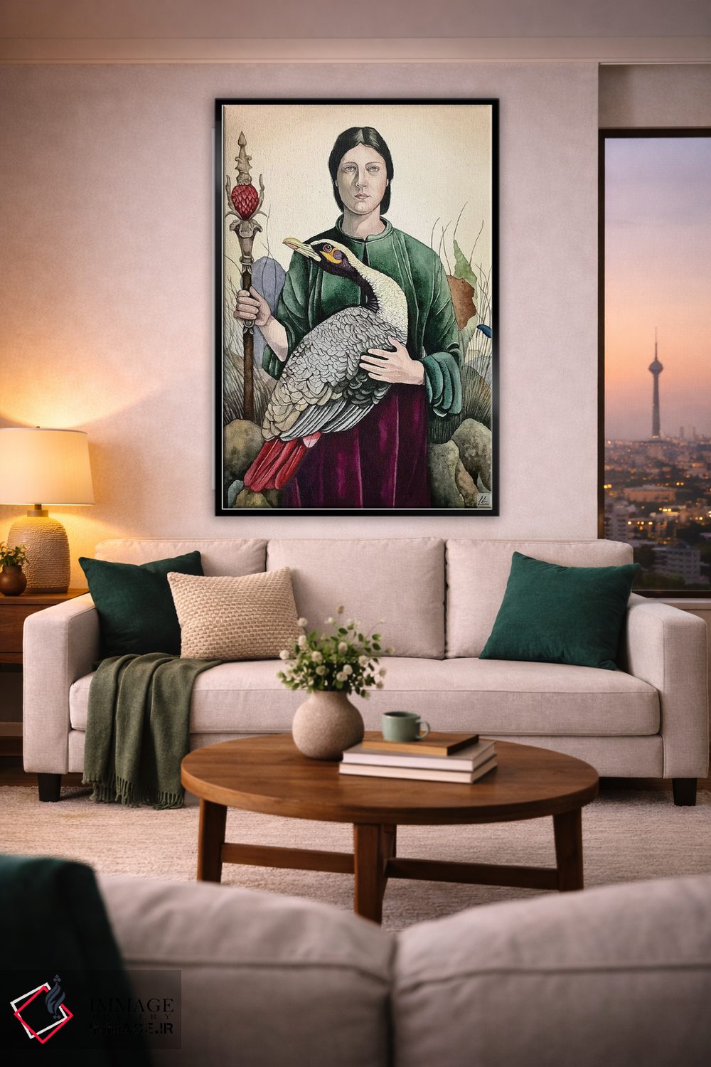 تابلو دکوراتیو "سرگردان" اثر لیزا لنون - D2B