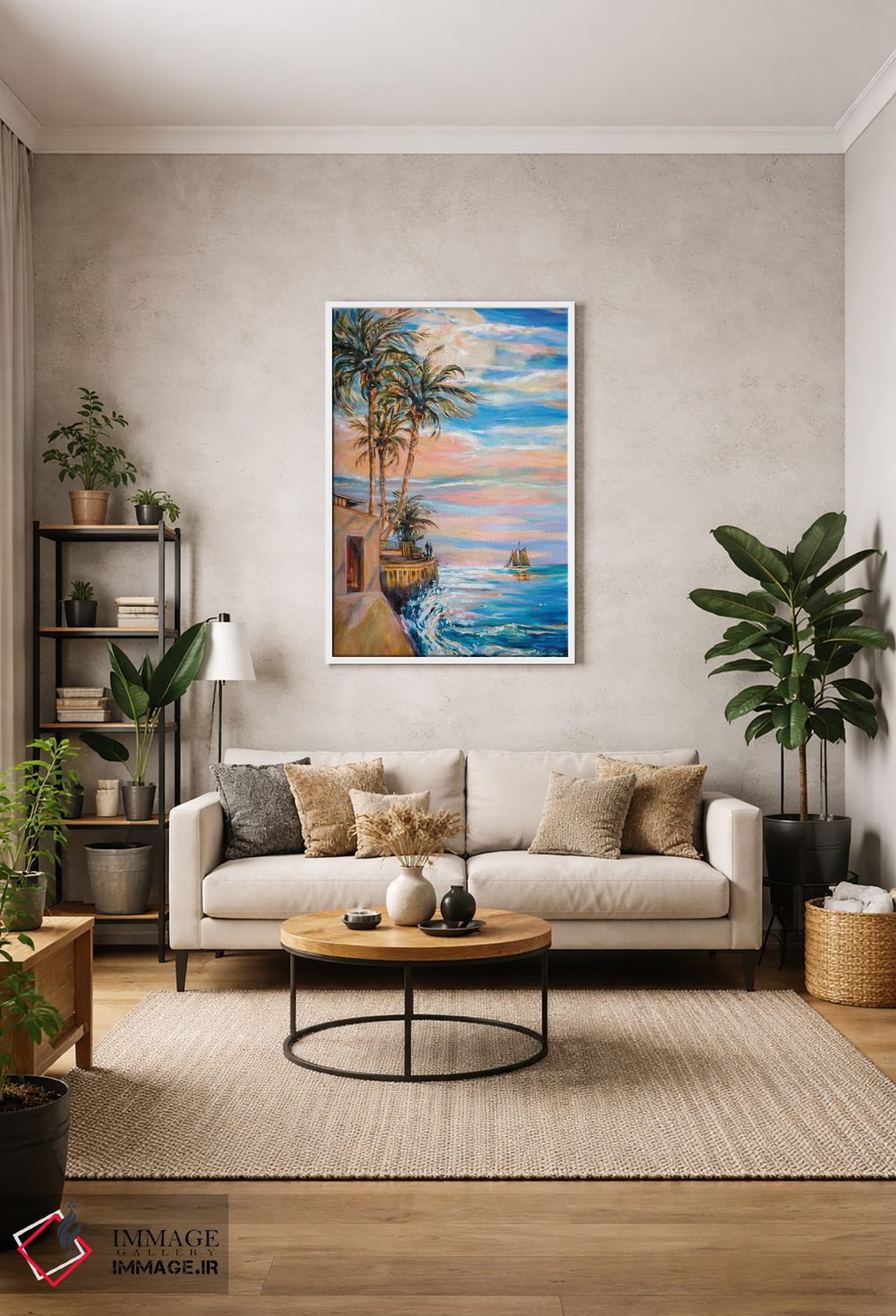 تابلو دکوراتیو "رویاهای نوک جنوبی" اثر لیندا اولسن - D1W