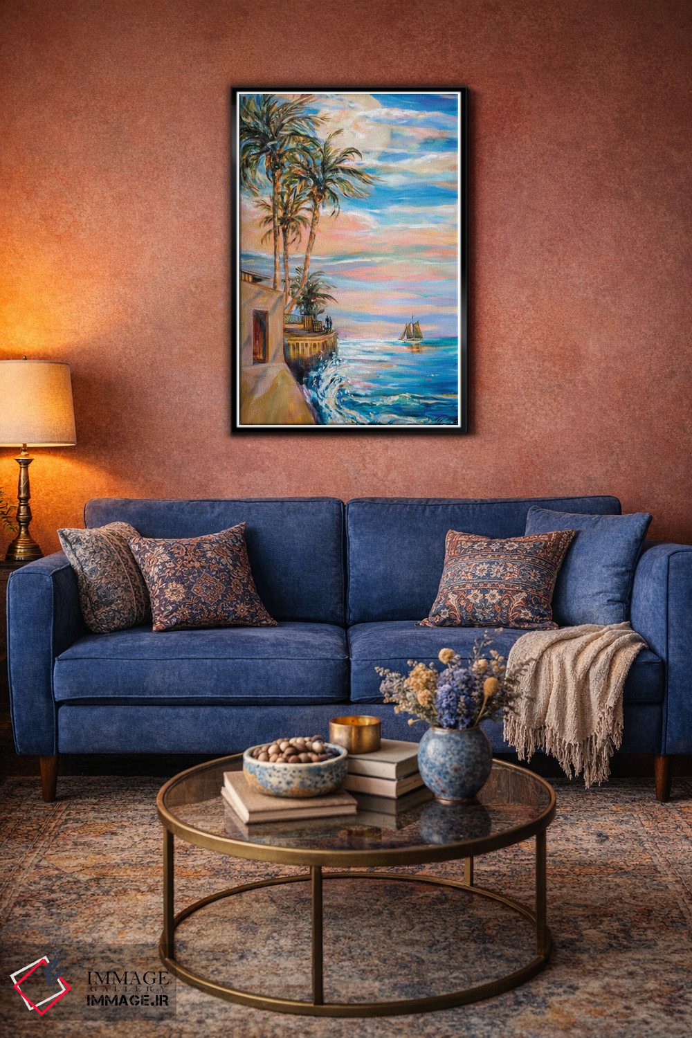 تابلو دکوراتیو "رویاهای نوک جنوبی" اثر لیندا اولسن - D5B