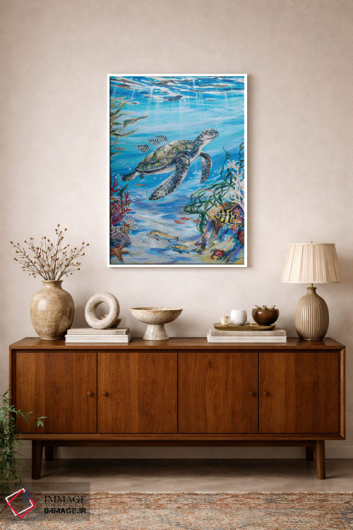 تابلو دکوراتیو "مسافران رایگان" اثر لیندا اولسن - D1W