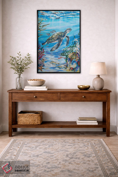 تابلو دکوراتیو "مسافران رایگان" اثر لیندا اولسن - D5B