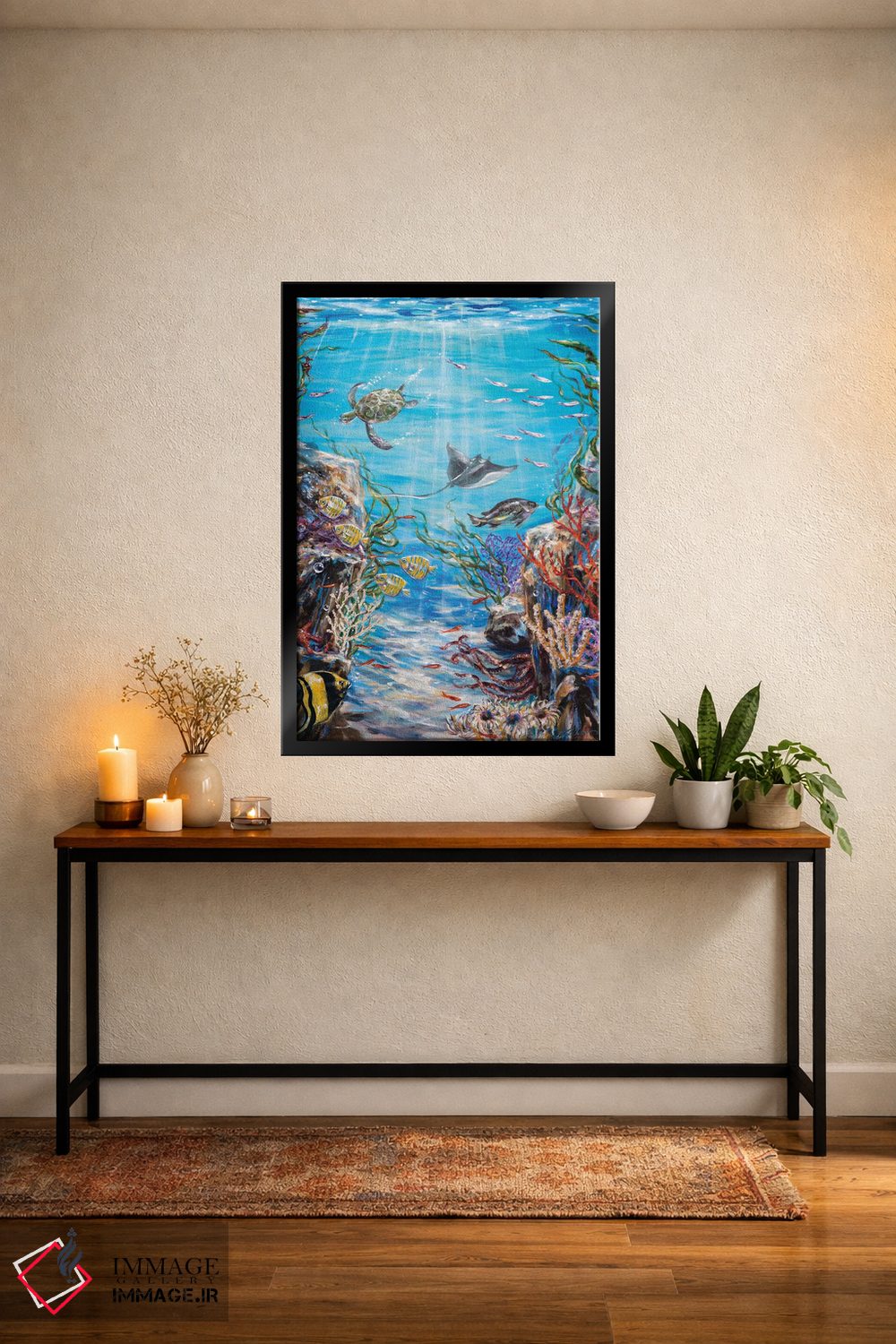 تابلو دکوراتیو "رویای زیر آب" اثر لیندا اولسن - D5B