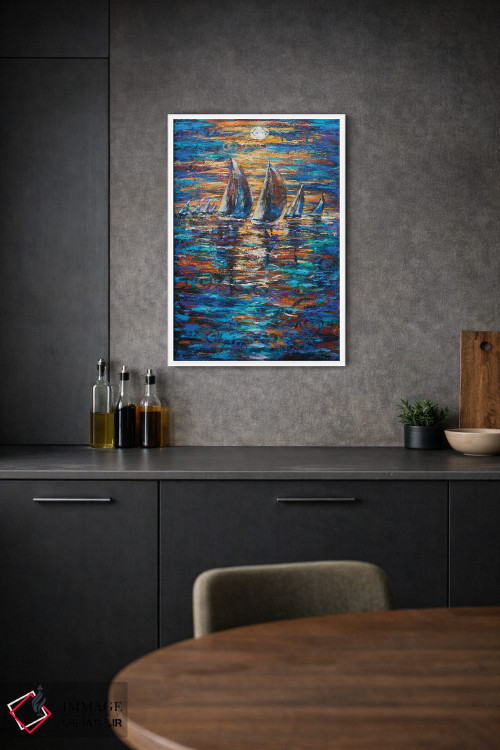 تابلو انتزاعی مسابقه انسنادا اثر لیندا اولسن - D1W