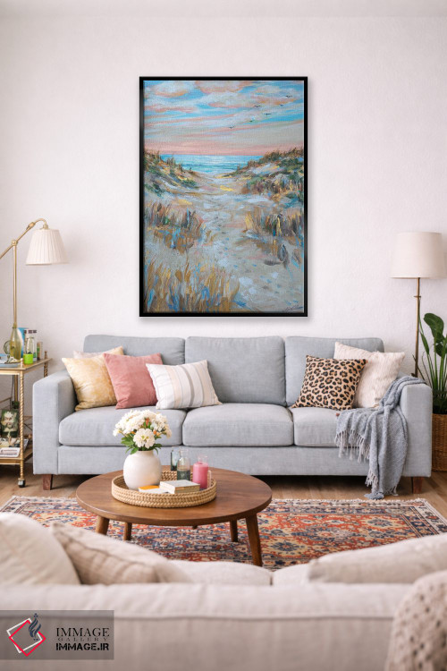 تابلو دکوراتیو مسیر ردپاها اثر لیندا اولسن - D1B