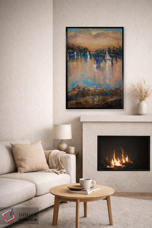 تابلو انتزاعی پایان مسابقه اثر لیندا اولسن - D5B