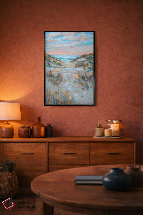 تابلو دکوراتیو مسیر ردپاها اثر لیندا اولسن - D5B