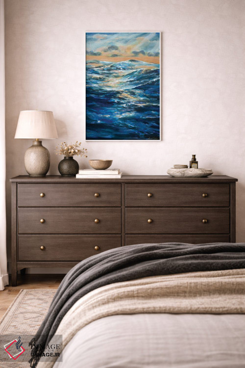 تابلو انتزاعی آرامش پیش از طوفان اثر لیندا اولسن - D3W