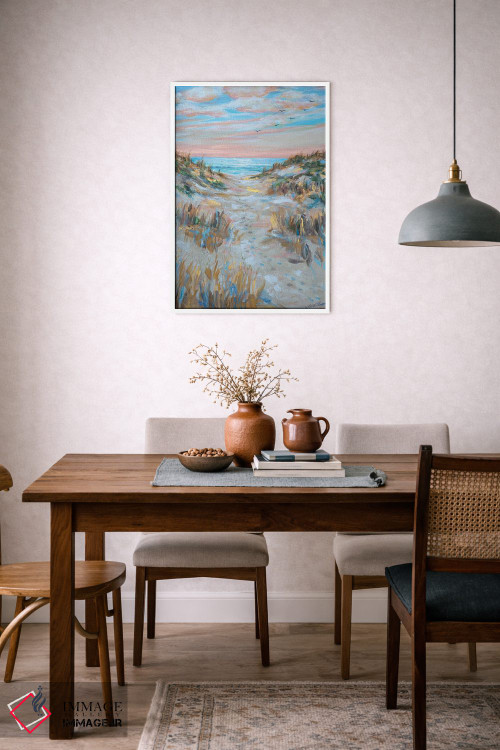 تابلو دکوراتیو مسیر ردپاها اثر لیندا اولسن - D6W