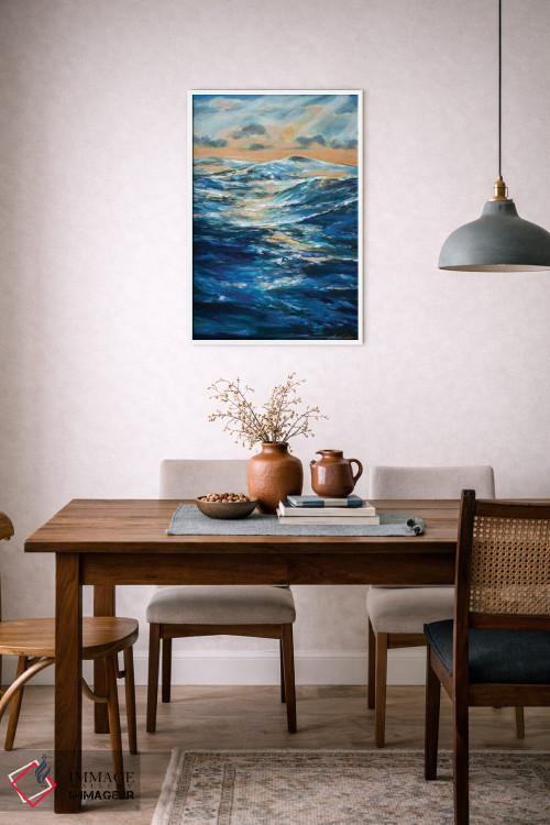 تابلو انتزاعی آرامش پیش از طوفان اثر لیندا اولسن - D6W