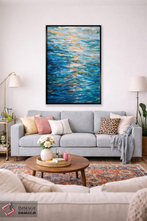 تابلو دکوراتیو تاثیر بازتاب اثر لیندا اولسن - D2B