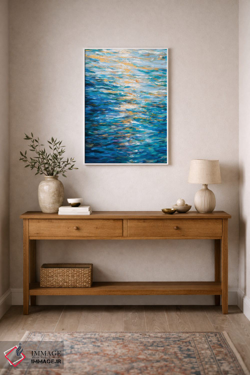 تابلو دکوراتیو تاثیر بازتاب اثر لیندا اولسن - D1W
