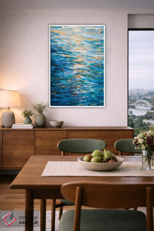 تابلو دکوراتیو تاثیر بازتاب اثر لیندا اولسن - D6W