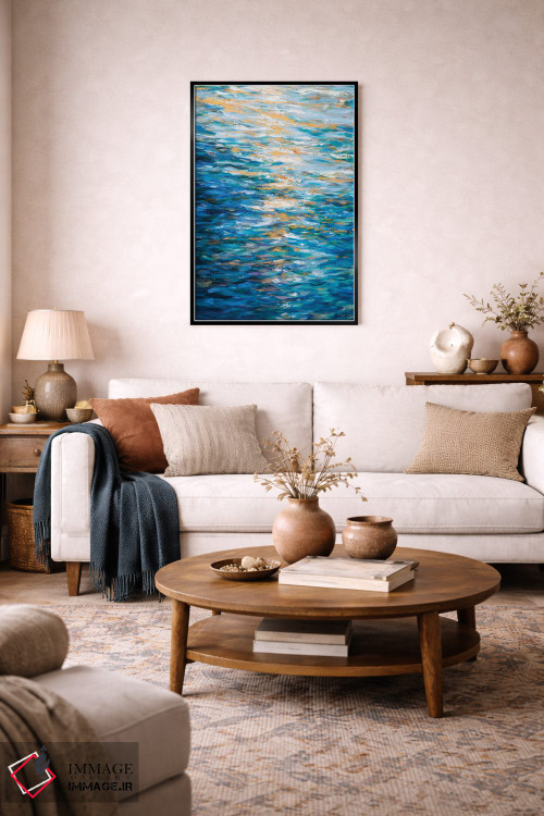 تابلو دکوراتیو تاثیر بازتاب اثر لیندا اولسن - D4B