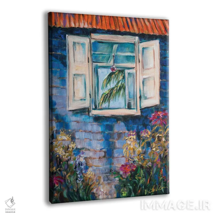 تابلو دکوراتیو بیرون، داخل، بیرون اثر لیندا اولسن - نمای پرسپکتیو محصول