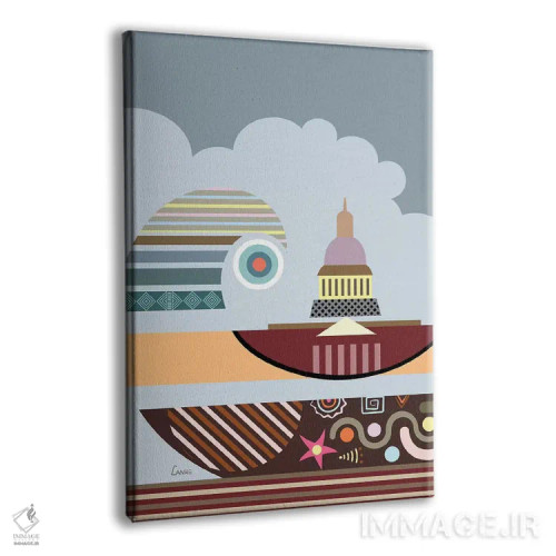تابلو دکوراتیو "ساختمان کنگره " اثر لانره استودیو - نمای پرسپکتیو محصول