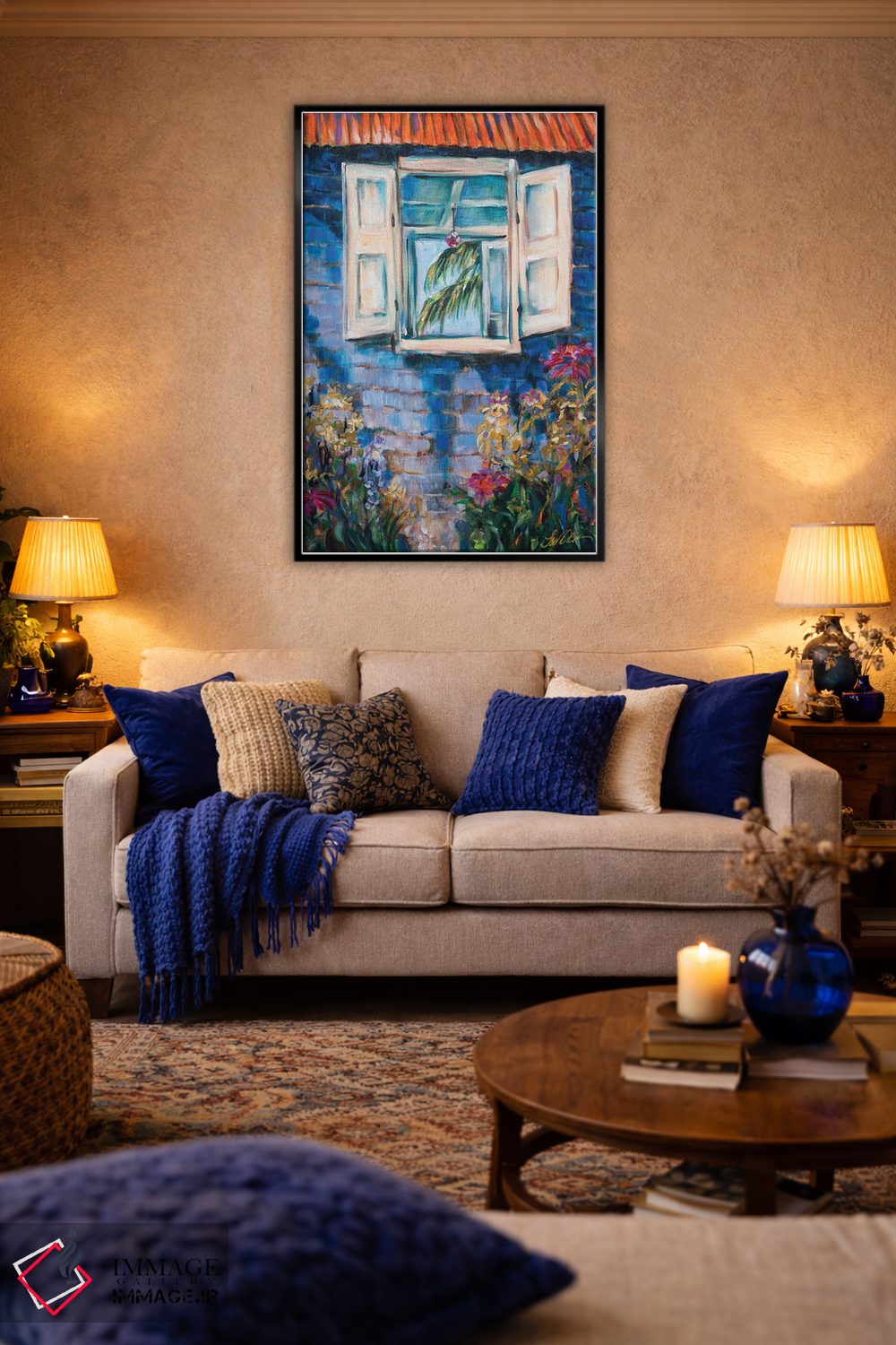 تابلو دکوراتیو بیرون، داخل، بیرون اثر لیندا اولسن - D4B