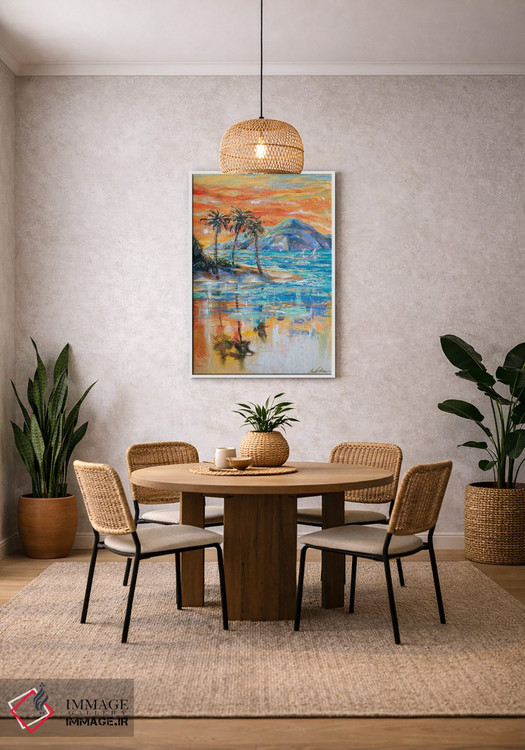 تابلو دکوراتیو بهشت اثر لیندا اولسن - D2W