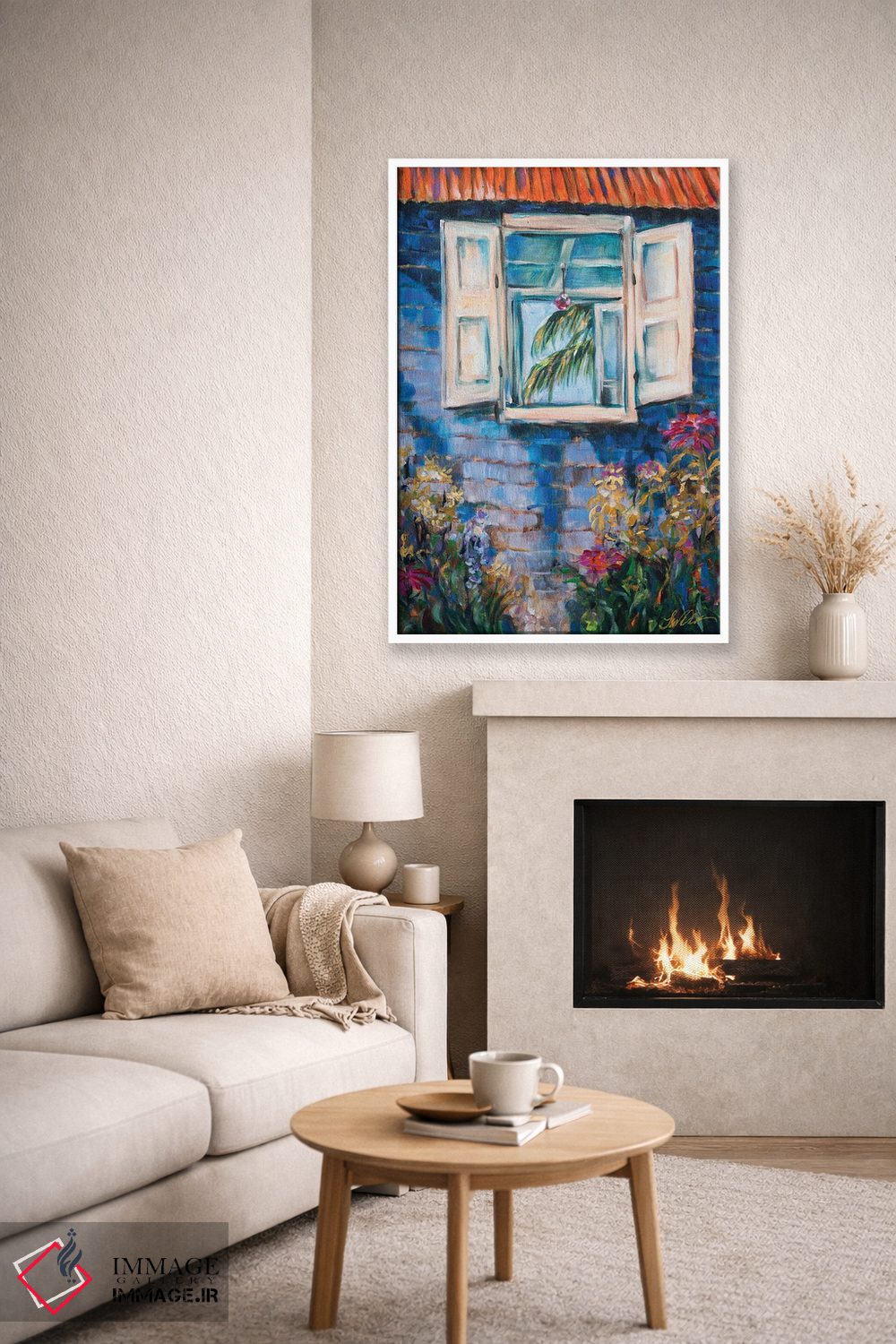 تابلو دکوراتیو بیرون، داخل، بیرون اثر لیندا اولسن - D6W