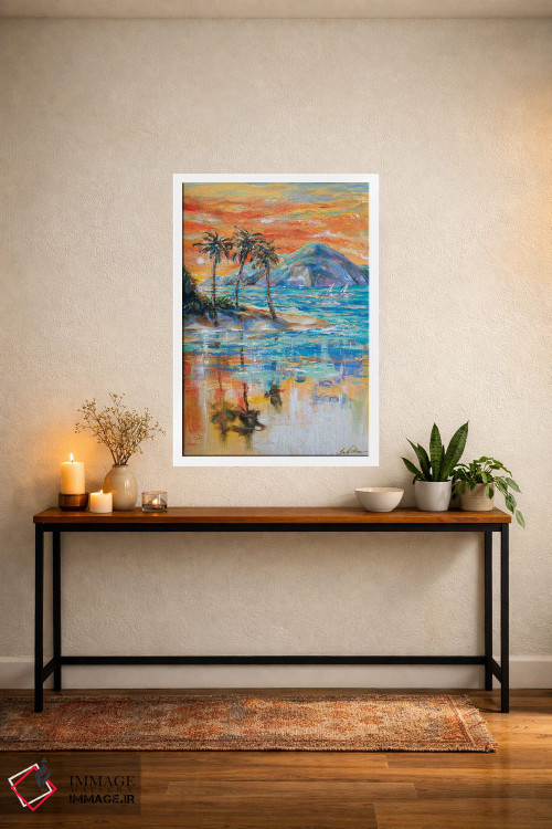 تابلو دکوراتیو بهشت اثر لیندا اولسن - D4W