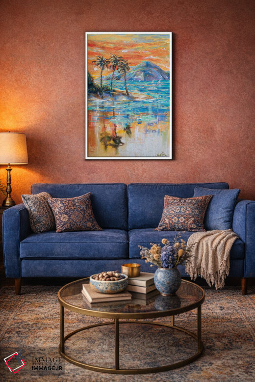 تابلو دکوراتیو بهشت اثر لیندا اولسن - D3W