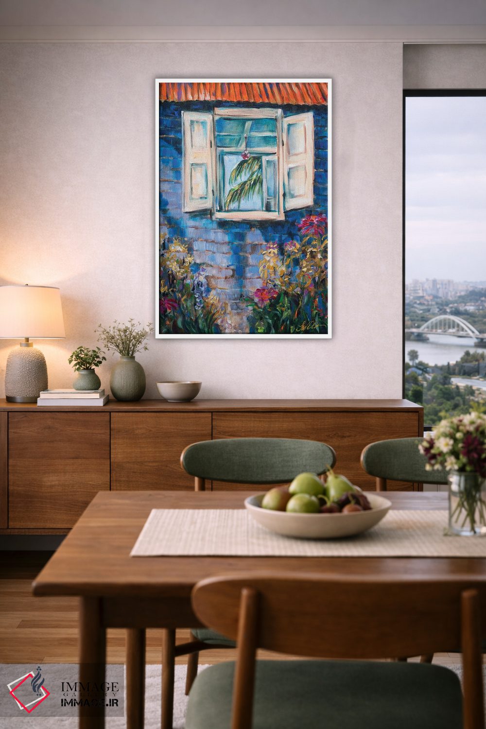 تابلو دکوراتیو بیرون، داخل، بیرون اثر لیندا اولسن - D5W