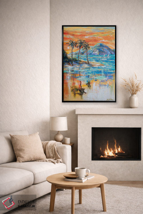 تابلو دکوراتیو بهشت اثر لیندا اولسن - D6B